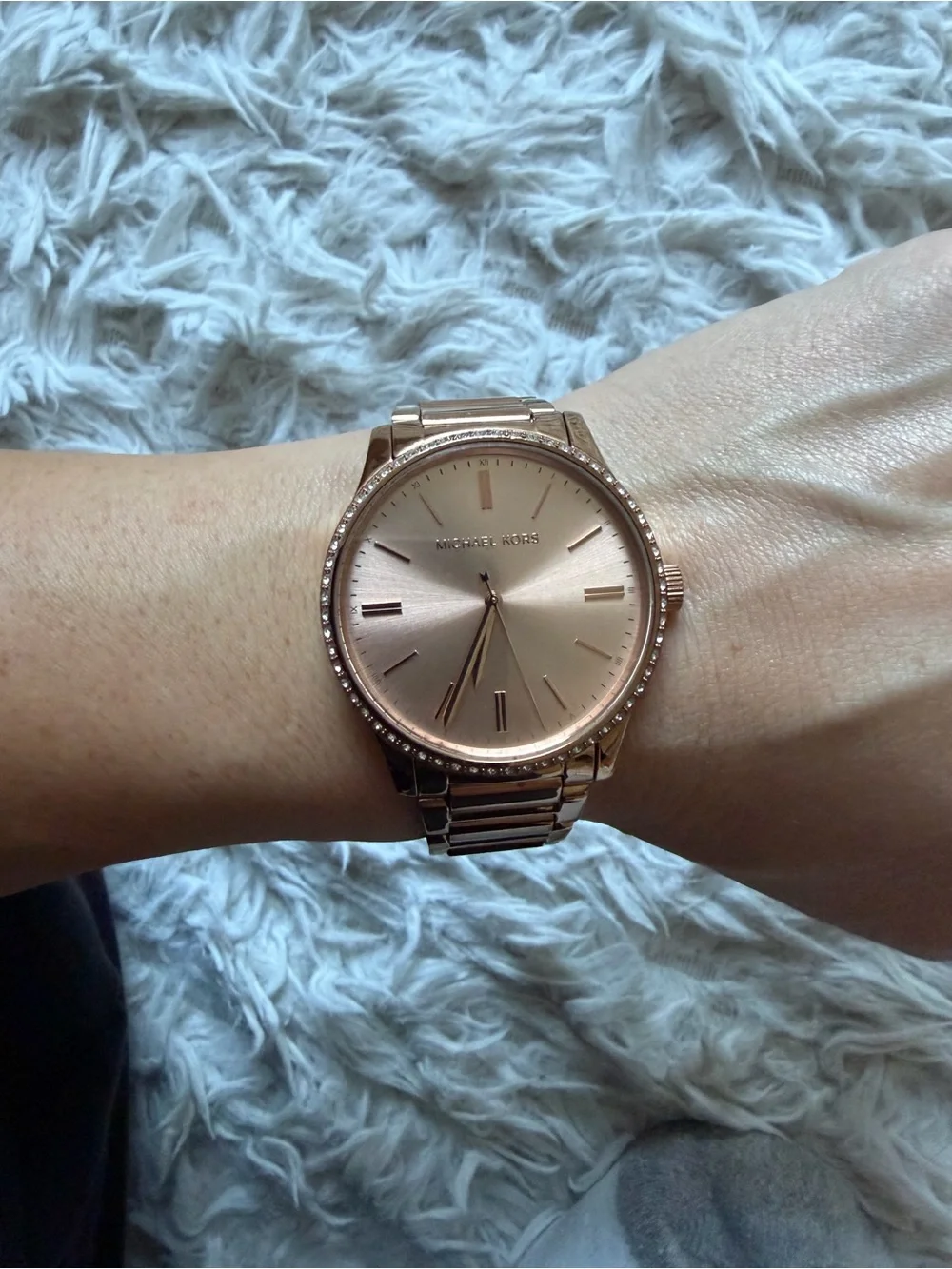Michael Kors Rose Gold-Tone Women's Bracelet Watch